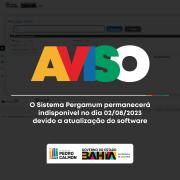 o Sistema Pergamum permanecerá indisponível no dia 02_08_2023 devido a atualização do software