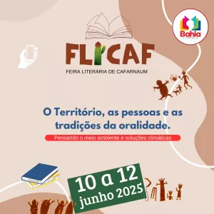 Card de divulgação da FLICAF