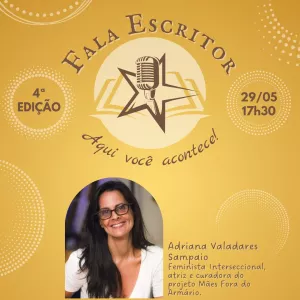 Card de divulgação Fala Escritor