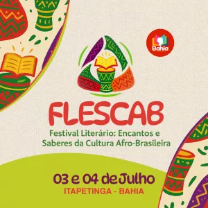 Festival Literário Encantos e Saberes da Cultura Afro-Brasileira será marco de reparação histórica no território do Médio Sudoeste da Bahia