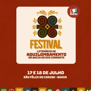 Festival Literário de Aquilombamento da Bacia do Rio Corrente celebra livro e leitura em São Félix do Coribe