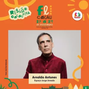 Arnaldo Antunes, Isabel Filardis E Raphael Montes são atrações confirmadas na FLICACAU