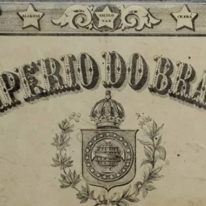 Detalhe de documento que faz parte do Acervo da APEC que passa a fazer parte do programa Memória do Mundo da UNESCO fazer parte da 