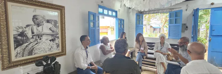 Centro de Memória da Bahia visita Terreiro do Bogum para planejar memorial em homenagem a Mãe Runhó