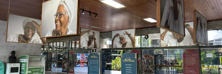 Detalhe da exposição