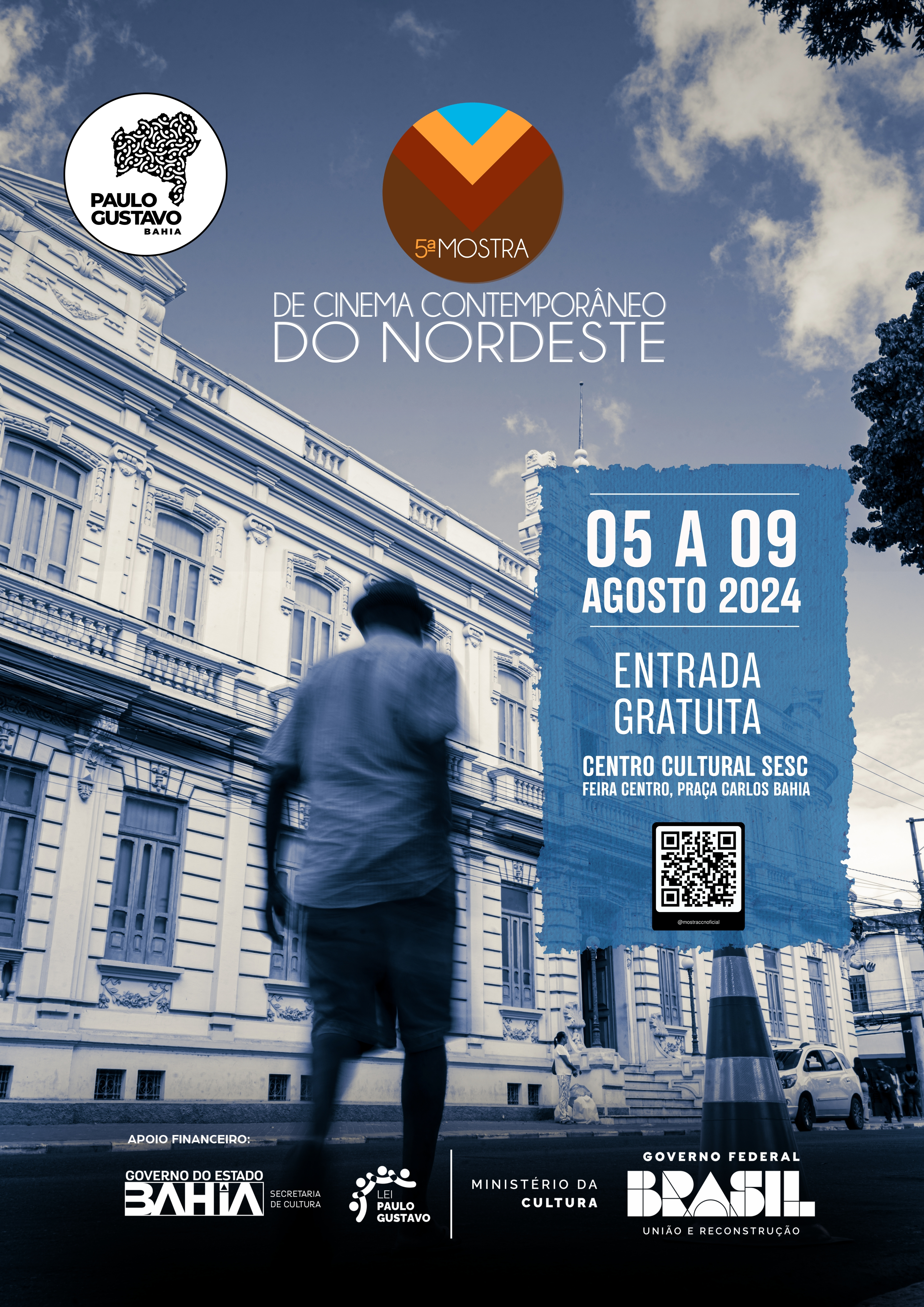 Evento gratuito acontece de 05 a 09 de agosto na cidade Feira de Santana 