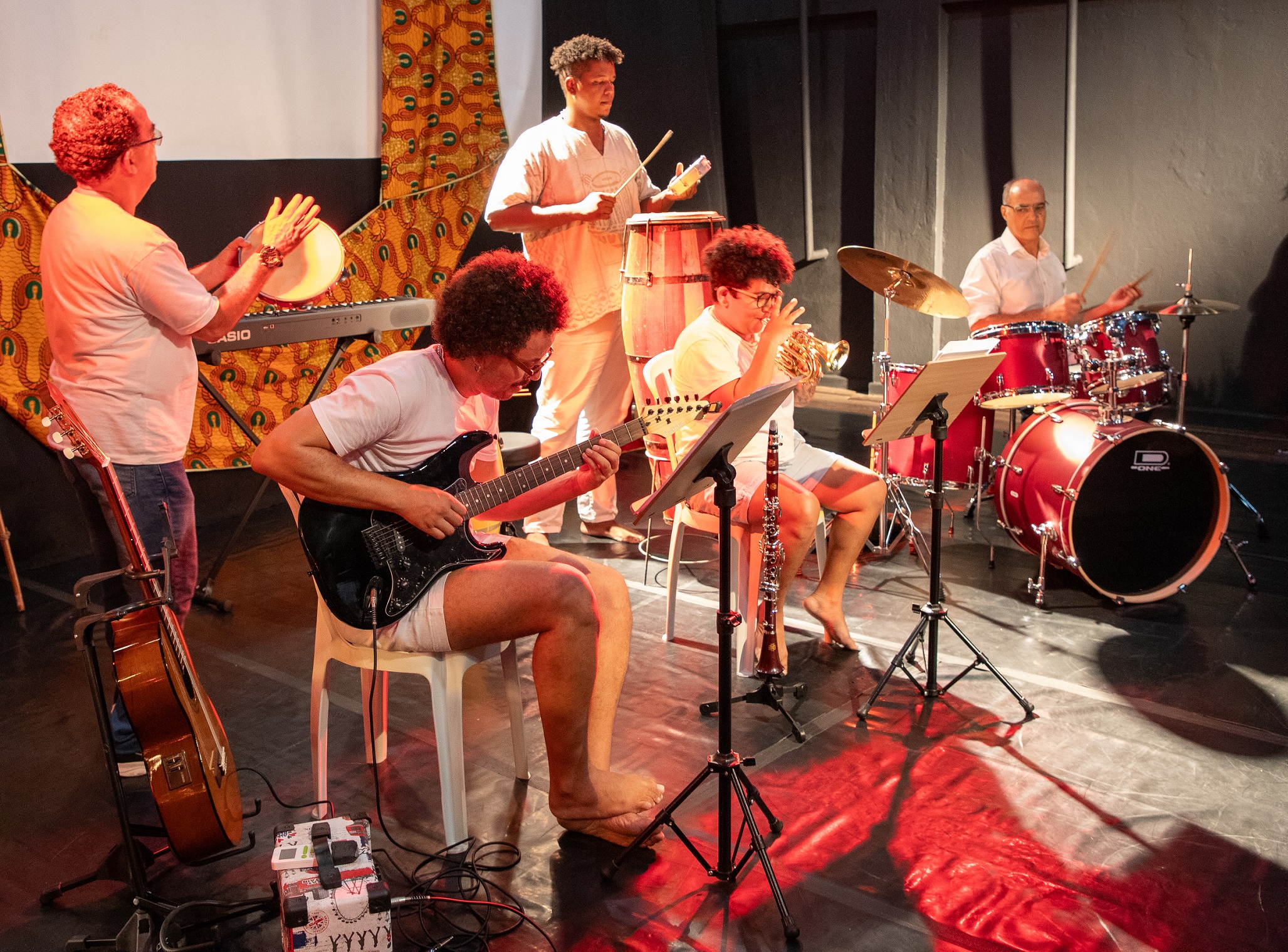 Aula inaugural marca retomada do curso de Iniciação Musical do Centro de Formação em Artes da Funceb