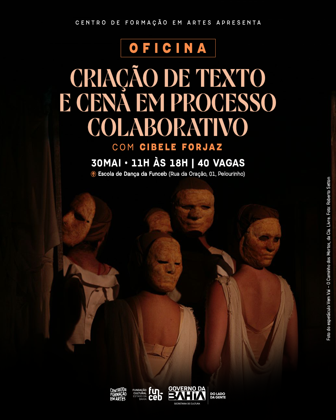 Funceb promove oficina de criação de texto e cena em processo colaborativo