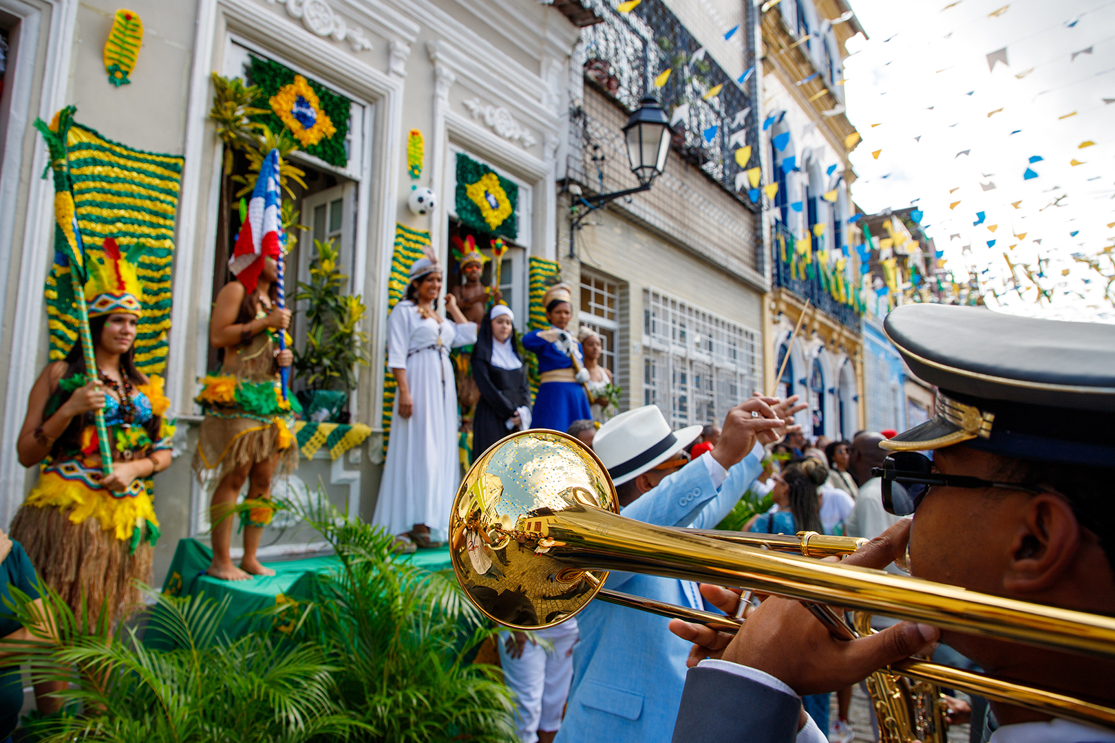 Filarmônicas contempladas em edital da Funceb celebram a preservação da história no desfile do 2 de Julho