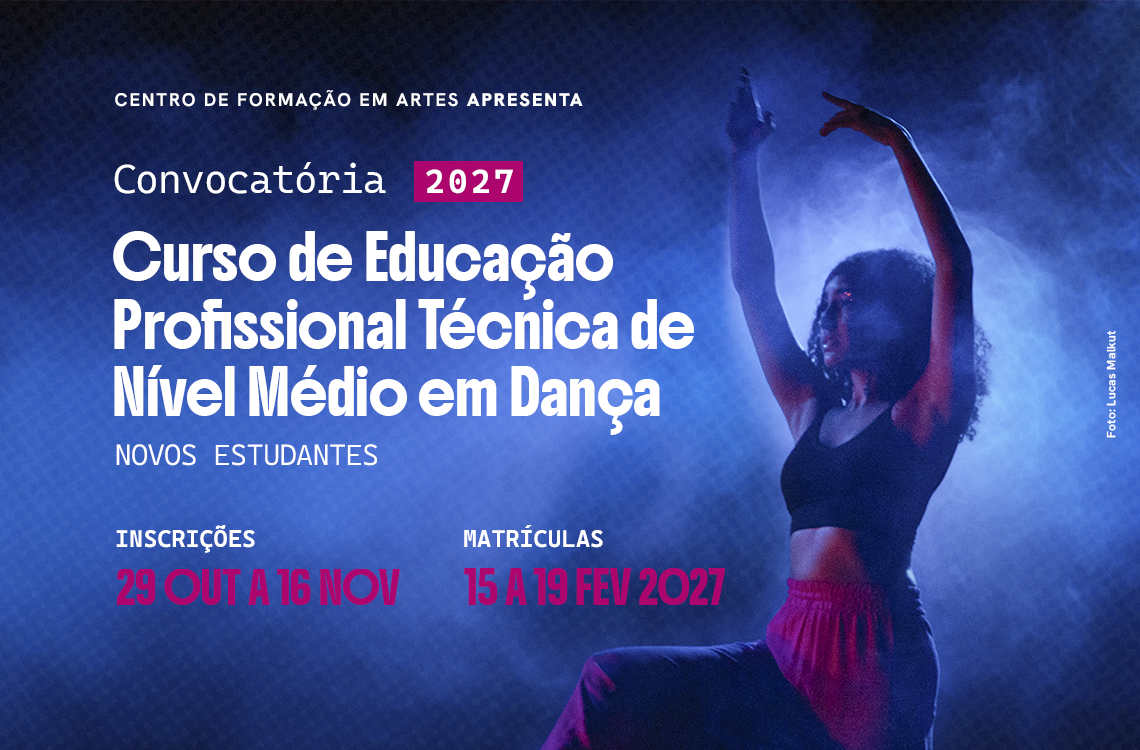 Escola de Dança da Funceb abre seleção para nova turma do Curso Técnico em Dança