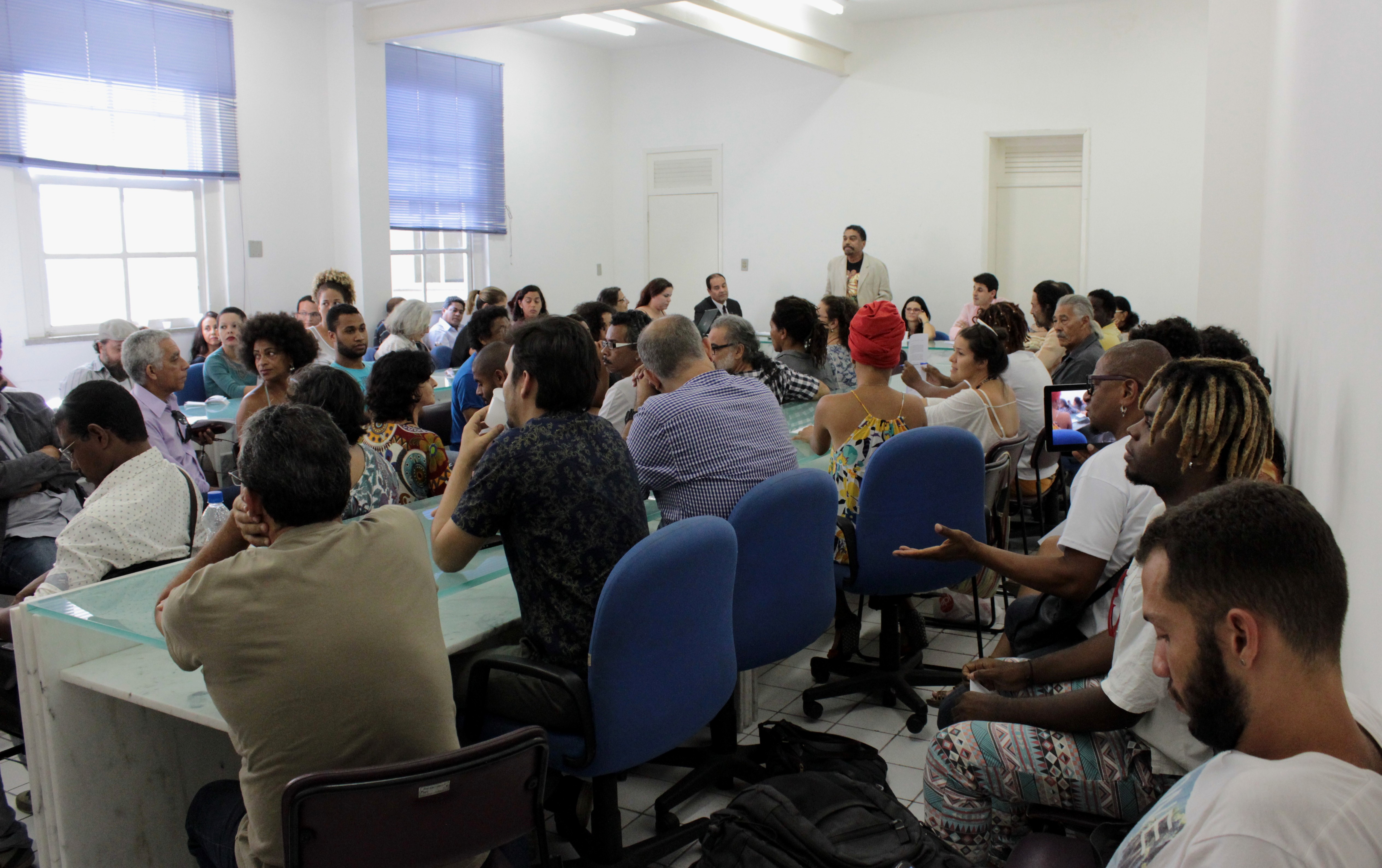 Primeiro encontro do secretário de Cultura do Estado, Jorge Portugal, com membros dos Colegiados Setoriais das Artes. 19.03.2015. Foto Tacila Mendes (96)