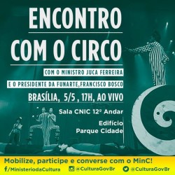 Cartaz Encontro com o Circo