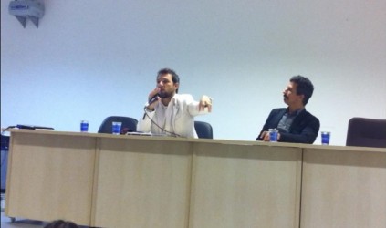 XI Encontro de Estudos Multidisciplinares em Cultura (Enecult)_Guilherme Varela e Fancisco Bosco_Foto Claudia Pedreira