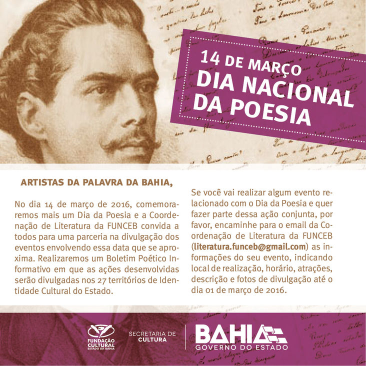 Dia Nacional da Poesia