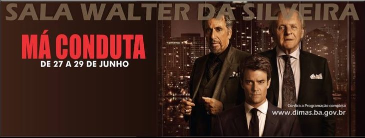 Espaço de exibição de filmes da Dimas/FUNCEB tem intervalo de programação de 23 a 26 de junho, voltando com a estreia 