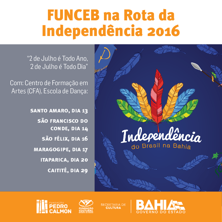 Programação comemorativa realizada pela FPC com parcerias começa segunda-feira, 13.06, em Santo Amaro