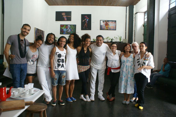 Idealizadores do projeto com Jorge Portugal, Fernanda Tourinho e gestores da cultura