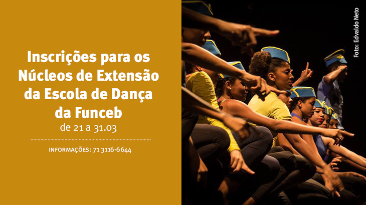 Ação é realizada em parceria com a Diretoria de espaços Culturais da SecultBA