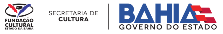 Marcas da Fundação Cultural do Estado da Bahia e Secretaria de Cultura do Estado da Bahia