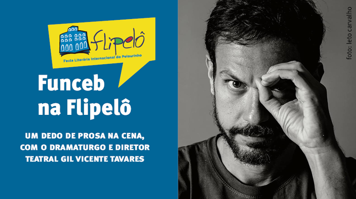  O bate-papo “Um dedo de prosa da cena” acontece nesta quinta-feira, 10 de agosto, no Centro de Formação em Artes 