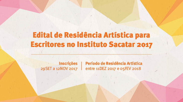​Inscrições para Residência Artística para Escritores no Instituto Sacatar 2017