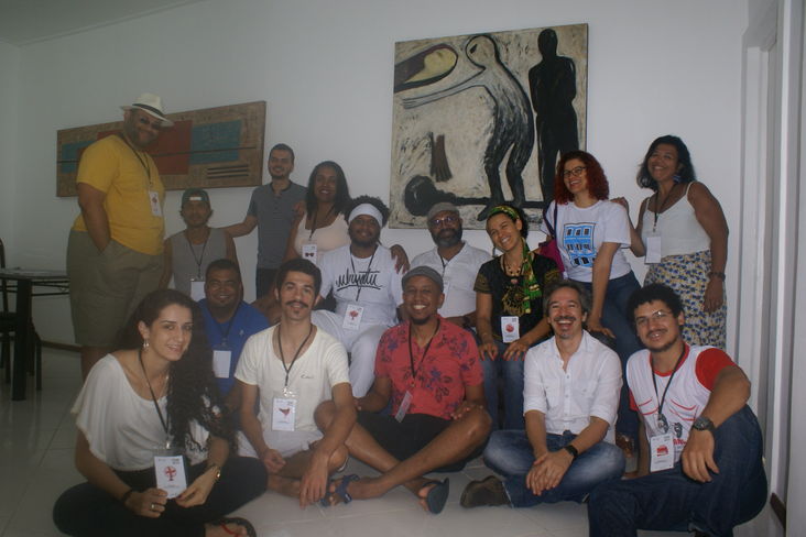 Ação é realizada através de um Intercâmbio Cultural realizado pela Funceb que trouxe 12 artistas e gestores culturais