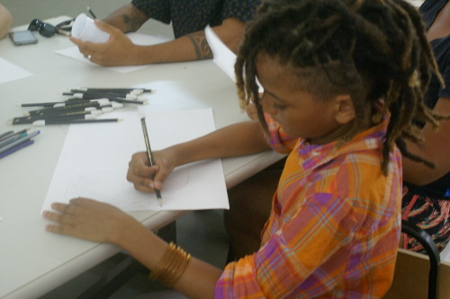 Oficina Meus Olhos Coloridos (Foto Jaiane Santos)