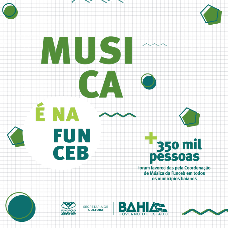 Balanço de Música na Funceb 2017 - Mais de 350 mil pessoas foram favorecidas pela Coordenação de Música da Funceb em todos os municípios baianos
