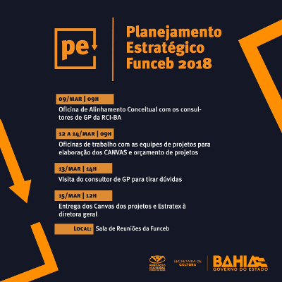 Planejamento Estratégico Funceb 2018 - Segunda Fase