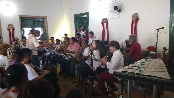 Mostra de Encerramento do 1º Modulo do Curso de Música (Foto: Julia Cavalcanti)