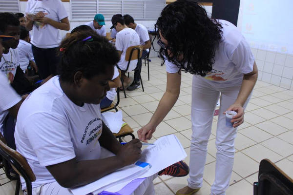 Poesias nas Escolas (Foto: Edson Santos)