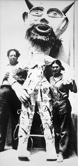 Diego Rivera (esq.) e Frida Khalo (dir.) -- Judas