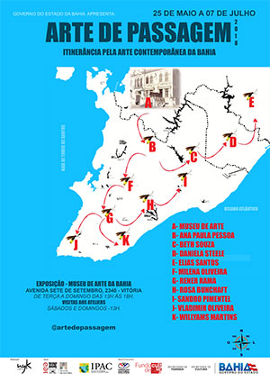 Arte de Passagem – itinerância pela arte contemporânea da Bahia