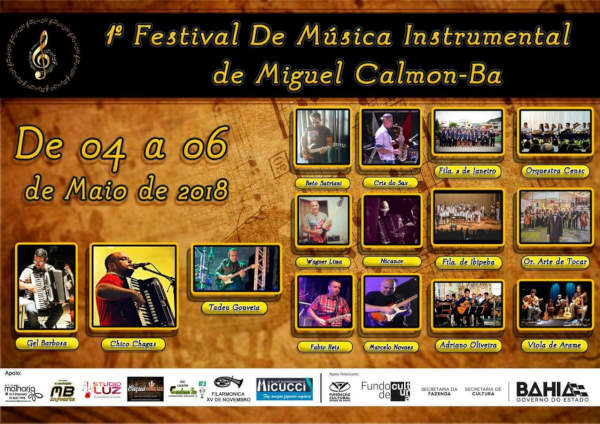 1° Festival de Música Instrumental de Miguel Calmon