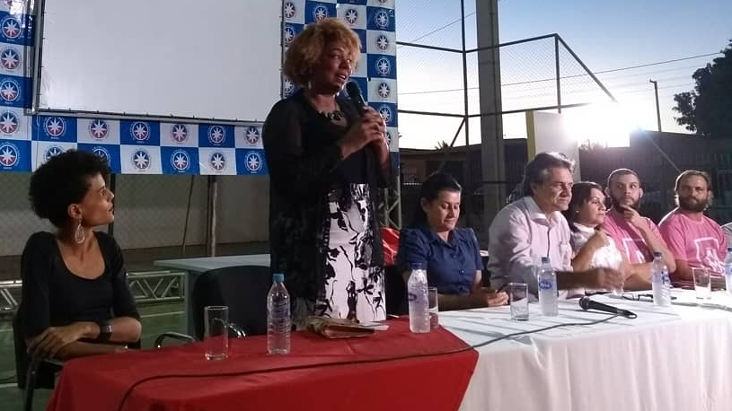 Diretora Geral da Funceb, Renata Dias, no Festiva Mimoso de Cinema (2018) (Foto: Weleson Cotrim)