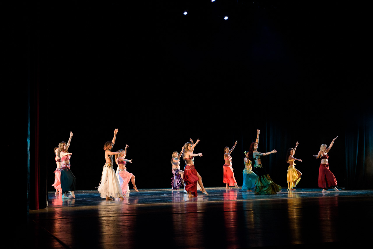 Apresentação de dança do ventre