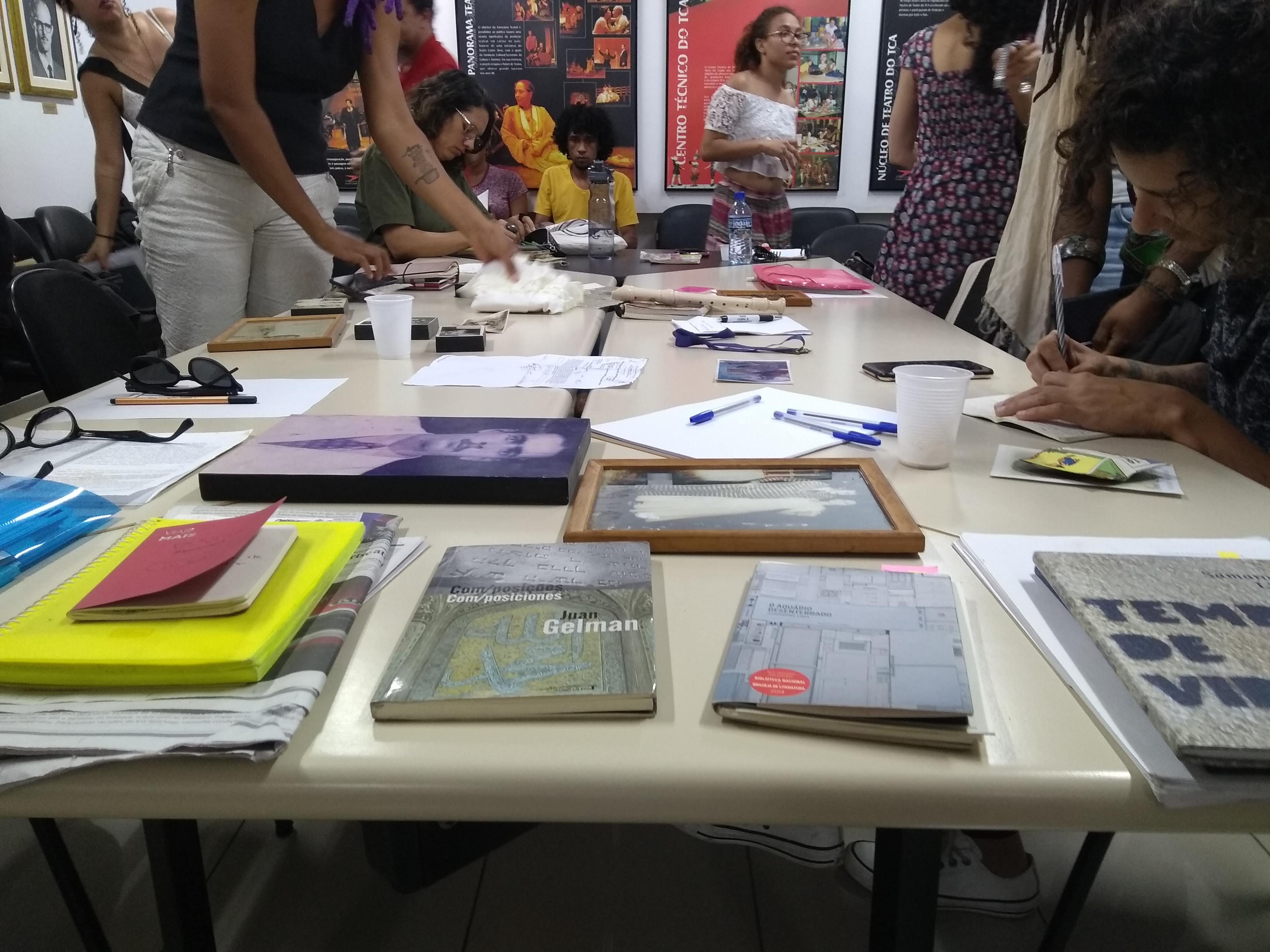 Participantes trocam memórias em oficina 