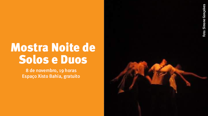  Professores de Cursos Livres da Escola de Dança da Funcebse apresentam nesta terça-feira, dia 8 de novembro