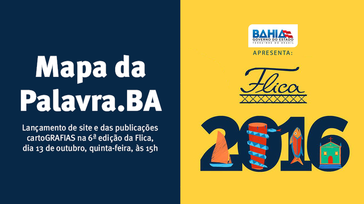 Portal virtual com registro de artistas da palavra do estado e quatro publicações com textos selecionados serão apresentados no dia 13/10, em Cachoeira