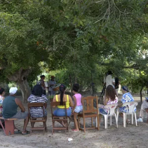 A produção conta com uma trilha sonora (EP) interpretada pelo grupo Calango Tião e cinco vídeos com imagens da região do Catana Novo (Ponto) e Catana Velho, no município de Água Fria.