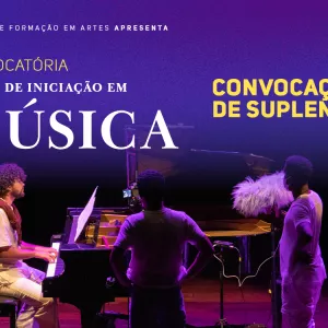 Suplentes do Curso de Iniciação em Música devem se matricular até 2 de abril