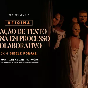 Funceb promove oficina de criação de texto e cena em processo colaborativo 