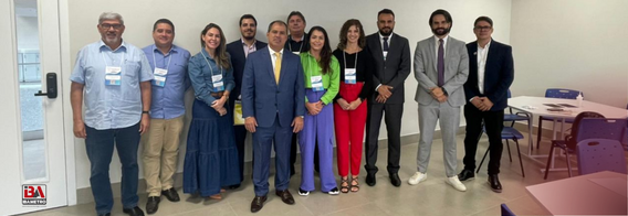 Registro da reunião entre dirigentes dos órgãos delegados