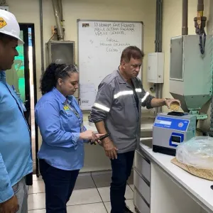 laboratório de grãos