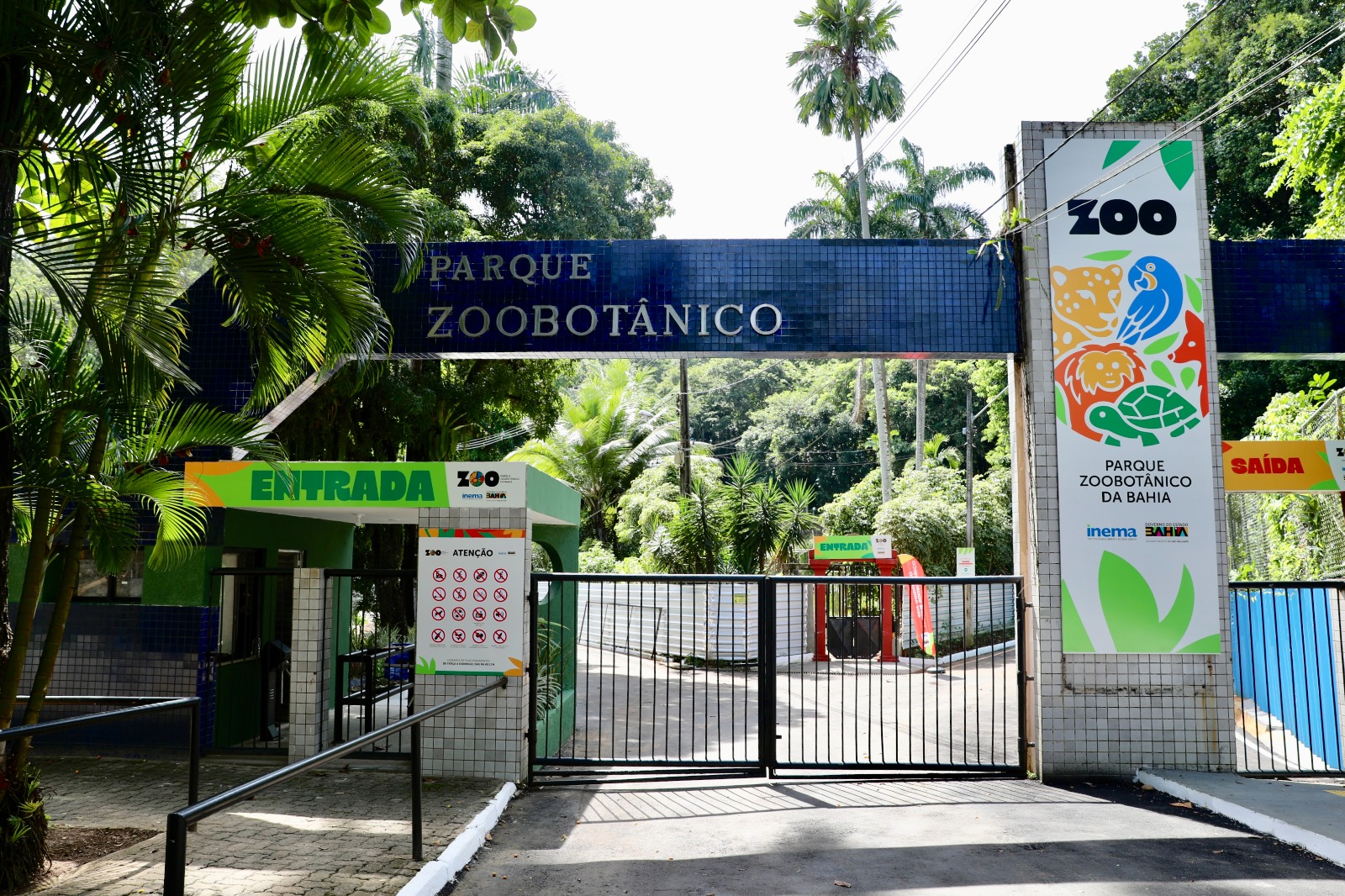 Parque Zoobotânico da Bahia estará fechado durante o Carnaval