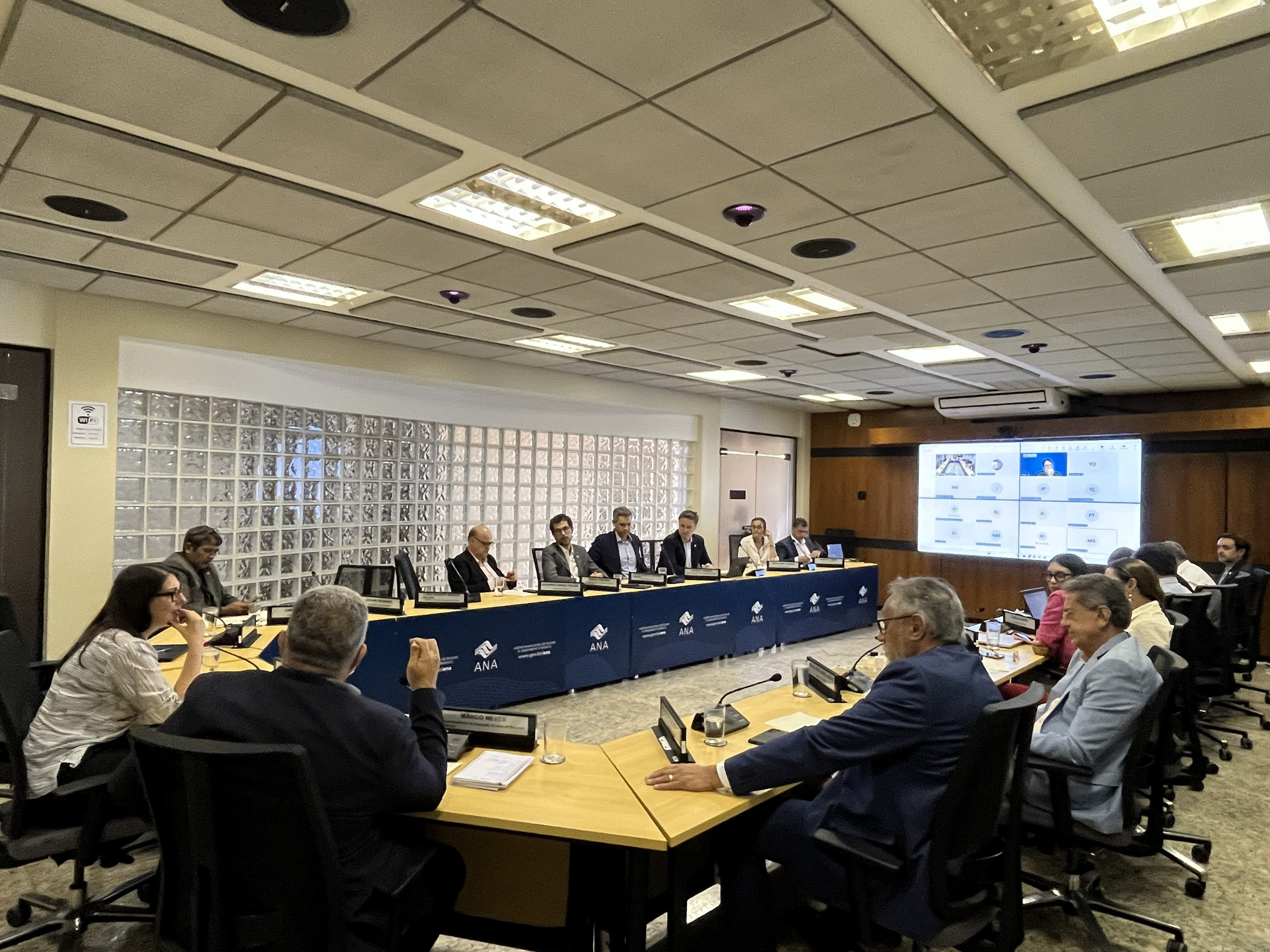 Inema participa de reunião da ANA em Brasília sobre segurança hídrica no Nordeste