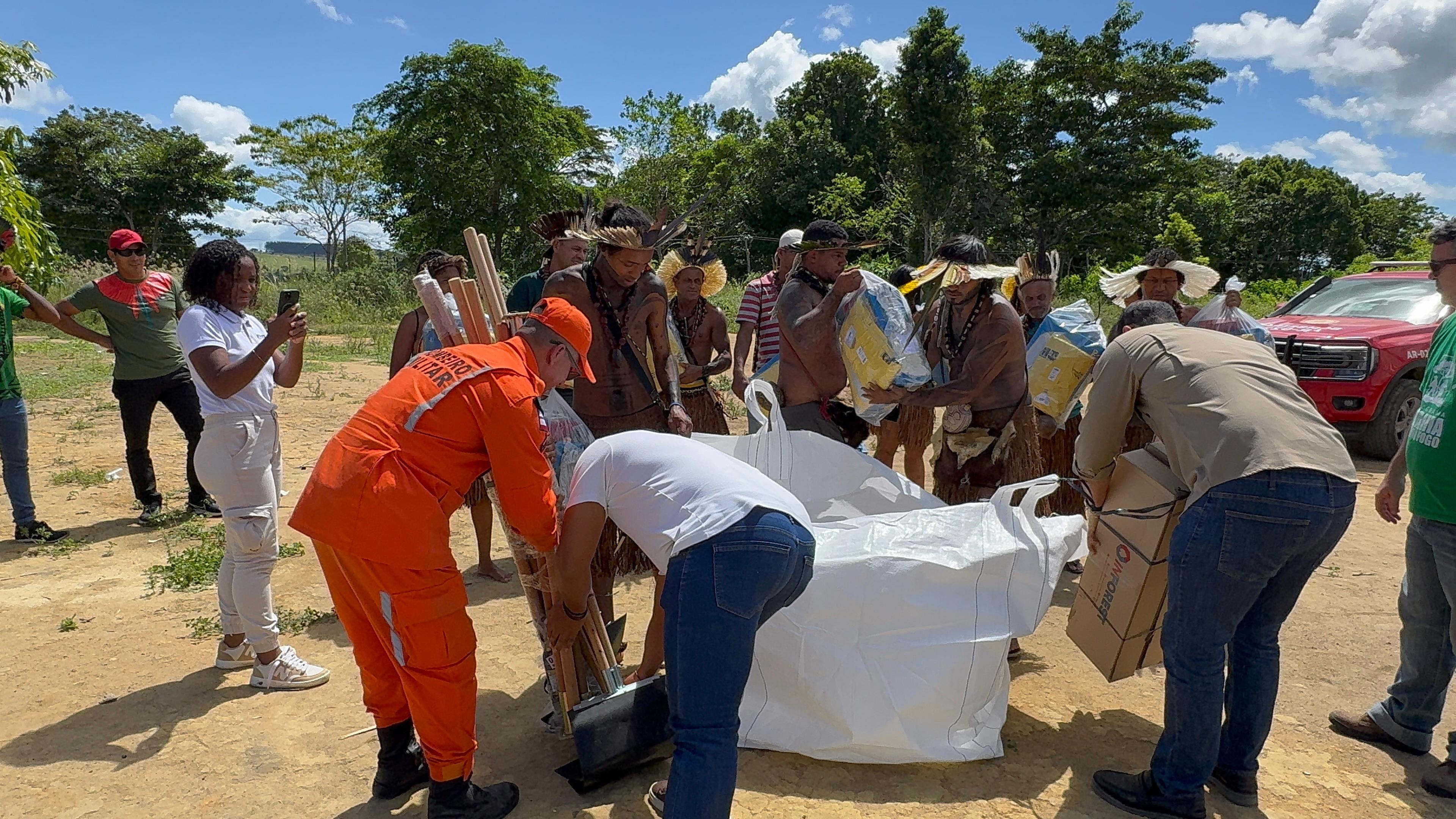 Bahia Sem Fogo entrega equipamentos a brigadas indígenas e reforça prevenção na Costa do Descobrimento