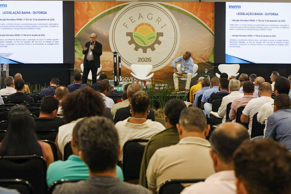 Diretor-geral do Inema debate gestão dos recursos hídricos durante fórum da agropecuária