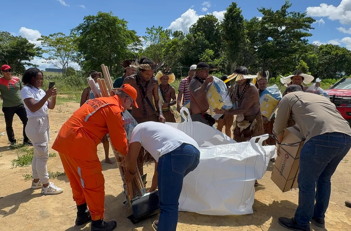 Bahia Sem Fogo entrega equipamentos a brigadas indígenas e reforça prevenção na Costa do Descobrimento