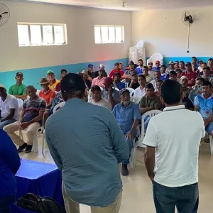 Comunidade rural de Santana participa de reunião sobre regularização do uso da água em Cachoeirinha